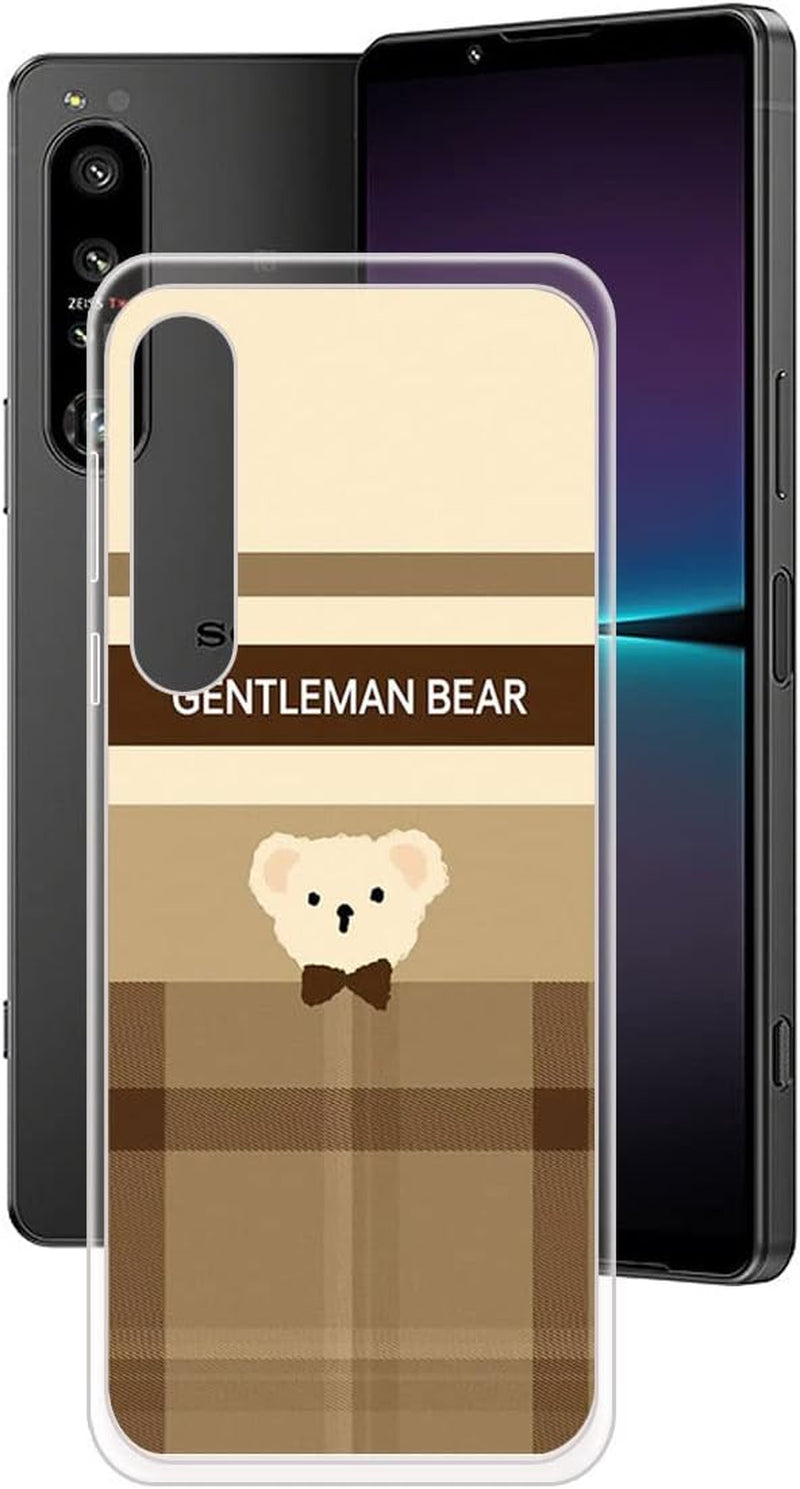 LCEHTOGYE Case for Sony Xperia 10 V, Slim Shock-Absorption Anti-Scratch Black Soft TPU Bumper Protective Phone Case Cover for Sony Xperia 10 V (6,1") - KE101  LCEHTOGYE Ke104  