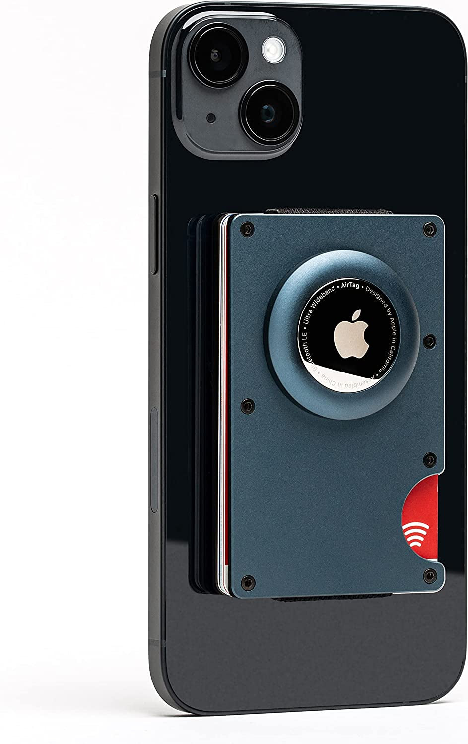 Magsafe Wallet with Airtag Holder, Ultra Strong Magnet - Aluminum RFID Blocking Mini Wallet Holds up to 12 Cards | Compatible with All Iphone 14, 13 and 12 Pro/Pro Max/Mini Models  e+count Teal  