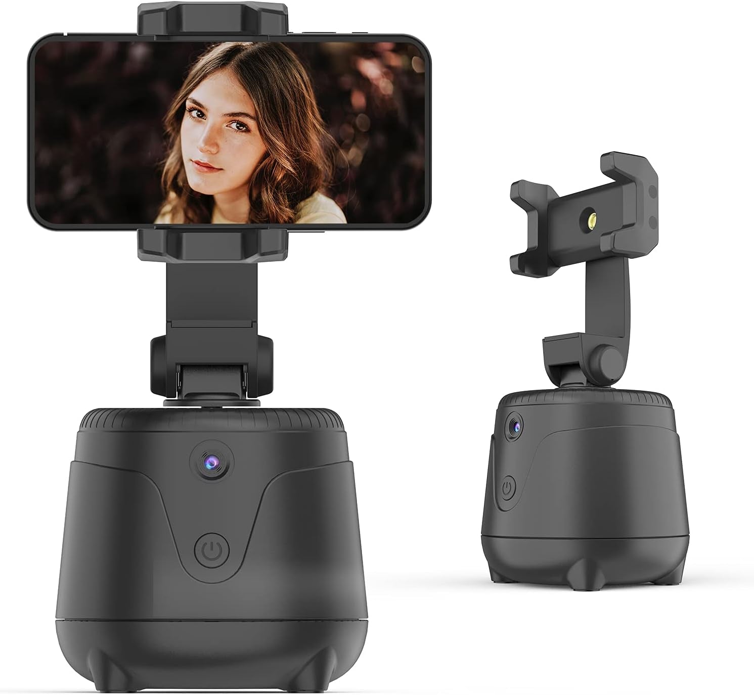Dsfen Smart Tracking Phone Holder 360° Rotation Auto Face Tracking Cell Phone Tripod Stand Gimbal No App Battery Operated for Video Shooting Live Streaming Vlog Selfie  dsfen   