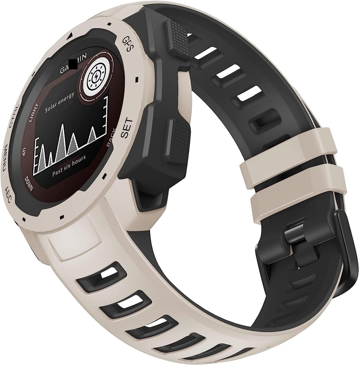 KGDHB Sports Silicone Strap for Garmin Instinct Watchband Replacement 22MM Watch Band for Garmin Instinct Esports/Tide/Solar Bracelet  KGDHB A For Instinct Tide 