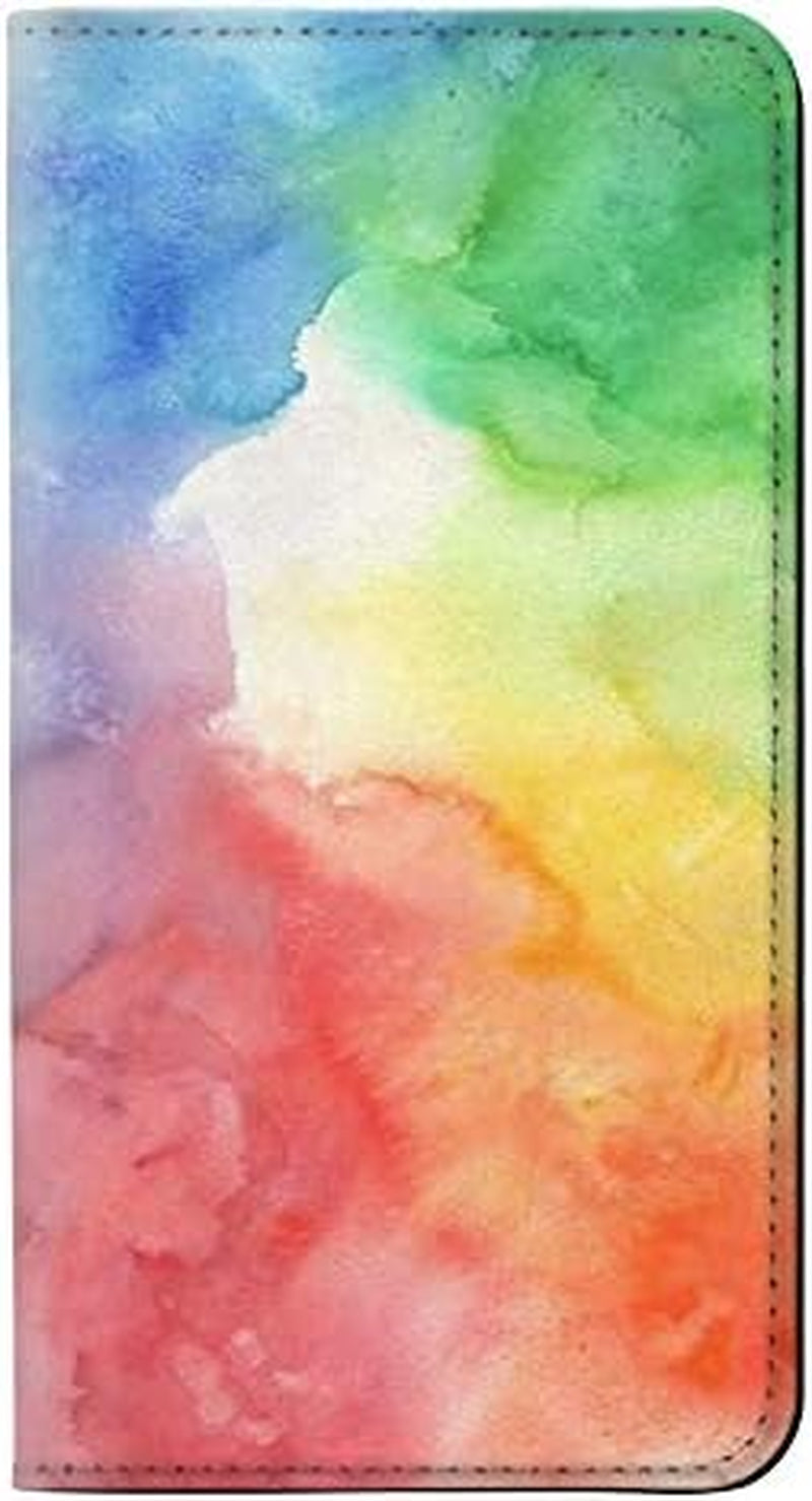 RW2945 Colorful Watercolor PU Leather Flip Case Cover for LG V30, LG V30 Plus, LG V30S Thinq, LG V35, LG V35 Thinq  jjphonecase   