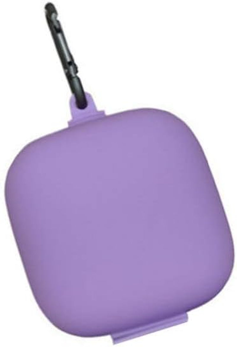 Compatible for Beats Powerbeats Pro Headset, Earphone Case - Creative Headphone Protective Box Metal Buckle Silicone Skin Headset Storage Shell  UKCOCO   