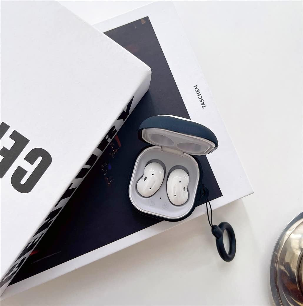 Suitable for Samsung Galaxy Buds 2 Pro Case/Galaxy Buds Pro Case/Galaxy Buds 2 Case/Galaxy Buds Live Case/Cartoon Ghost Face Character Skin，With Keychain Protective Cover Accessories (Ghost Face)  Yvonne Zhang   