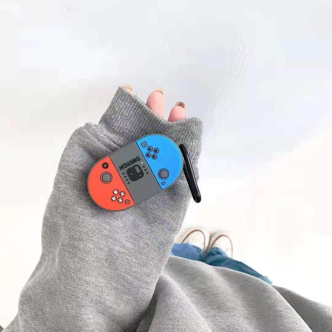 VARWANEO Silicone Case Cover for Galaxy Buds 2019/Galaxy Buds plus 2020, Full Body Protections with Carabiner/Ring, Anti-Lost & Shockproof Soft Skin for Samsung Galaxy Buds/Buds plus (Switch)  VARWANEO   