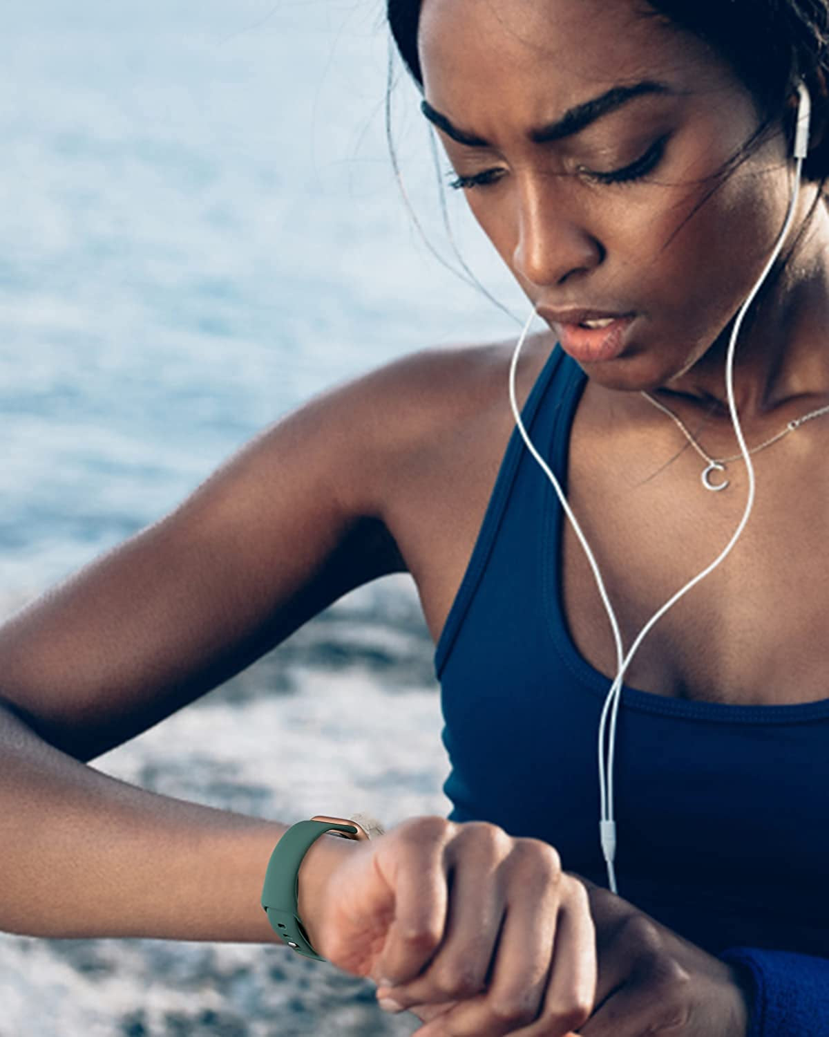 3 Pack Compatible with Apple Watch Band 38Mm 40Mm 41Mm 42Mm 44Mm 45Mm for Women Man,Soft Silicone Sport Replacement Bands for Iwatch Series 7 6 5 4 3 2 1 SE  Perperqer   