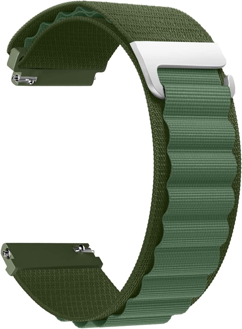 Morsey 22Mm Soft Nylon Watch Bands Compatible for Samsung Galaxy Watch 46Mm/Watch 3 45Mm/Gear S3 Frontier/Classic, Sport Strap Wristband Replacement Bracelet for Women Men (Black)  Morsey Z2-Green  