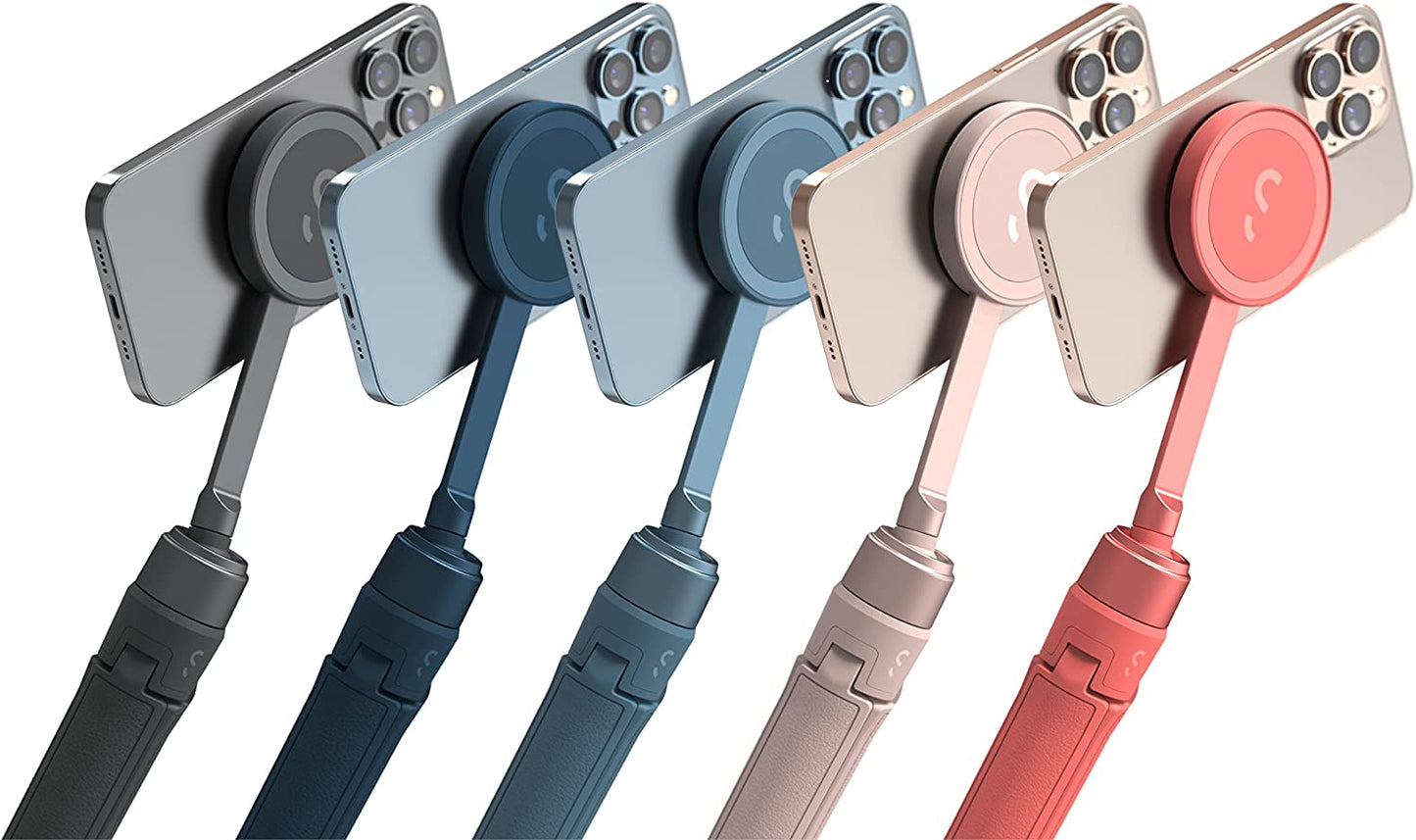 Shiftcam Snappod - Video Selfie Stick and Tripod - Magnetic Mount Snaps on to Any Phone - Tiltable Design | Midnight  ShiftCam   