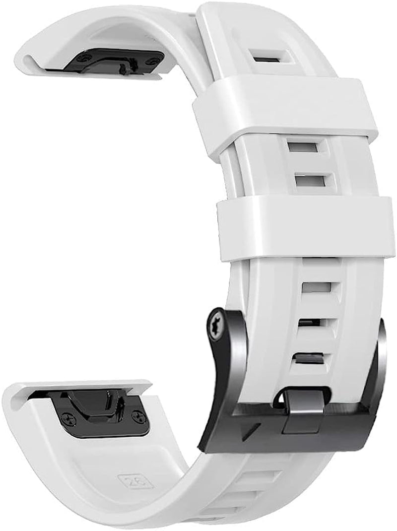 BEFIA 22 26Mm Quick Release Silicone Straps Band for Garmin Fenix 7 7X 6 6X Pro 5 5X plus 3 3HR Official Screw Buckle Smart Wristbands  BEFIA L 22mm Fenix 6 6Pro 