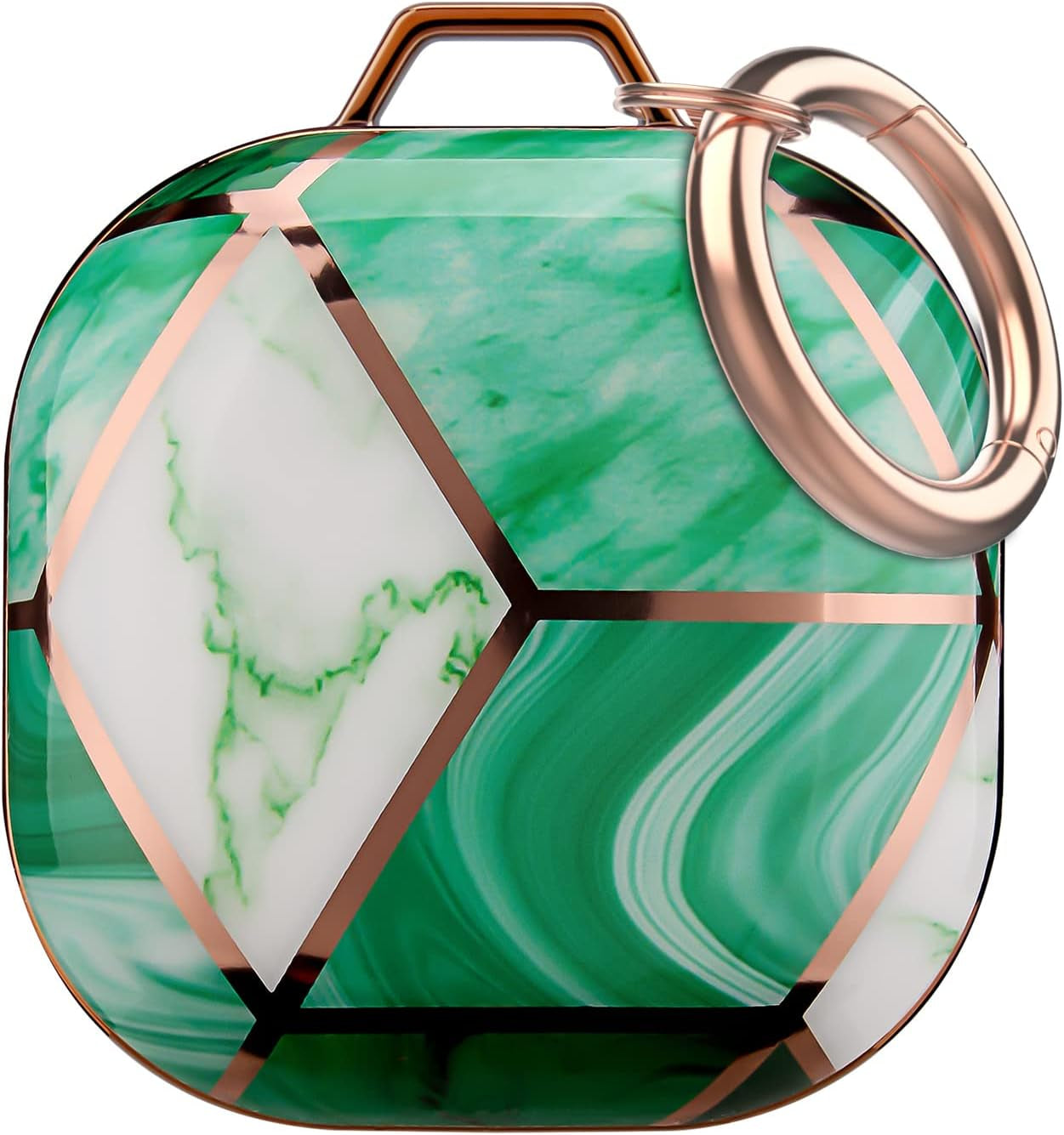 LJFLYXRI for Galaxy Buds 2 Pro Clear Hard PC Case Cover,Tpu Protective Case for Women Girls with Keychain Full Body Protective Cover for Samsung Galaxy Buds 2/Pro/2 Pro/Live Charging Box (Purple)  LJFLYXRI Green  