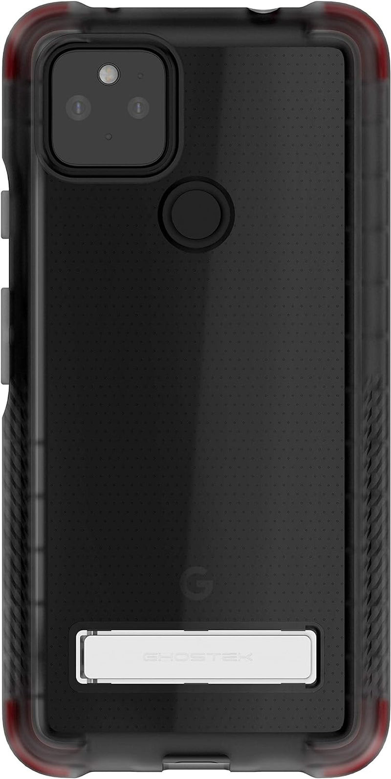 Ghostek Covert Pixel 4A 5G Case Clear with Kickstand Slim Fit Thin Shockproof Design Military Grade Scratch Resistant Back and Non-Slip Hand Grip Protective Cover for 2020 Google Pixel 4A 5G - (Smoke)  Ghostek   