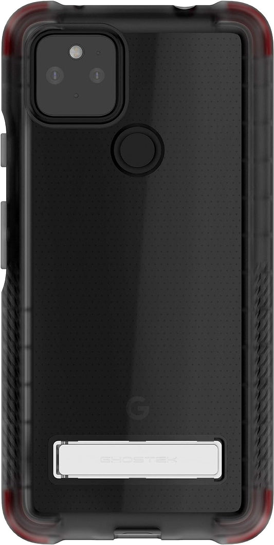 Ghostek Covert Pixel 4A 5G Case Clear with Kickstand Slim Fit Thin Shockproof Design Military Grade Scratch Resistant Back and Non-Slip Hand Grip Protective Cover for 2020 Google Pixel 4A 5G - (Smoke)  Ghostek   