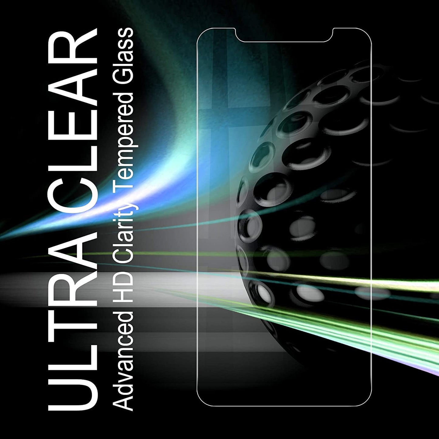 Arae Screen Protector for Iphone 12 / Iphone 12 Pro, HD Tempered Glass anti Scratch Work with Most Case, 6.1 Inch, 3 Pack  eTemall   