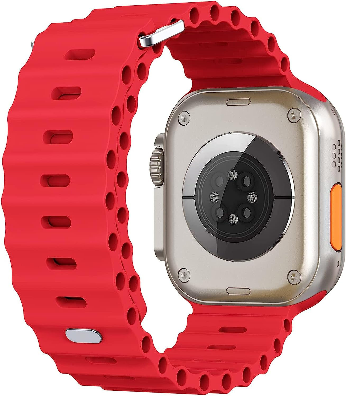 H&S Ocean Band for Apple Watch Band 44Mm 38Mm 45Mm 40Mm 49Mm 41Mm 42Mm,For Apple Watch Series 7/8,Adjustable Loop with Metal Buckle Sport Strap for Apple Watch Ultra/Se/Series 6/5/4/3/2/1  Tnsusop   