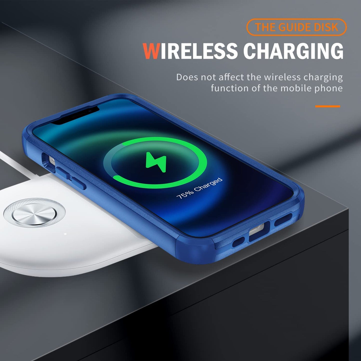 Ezanmull for Iphone 14 Case, [Shockproof] [Dropproof] [Full-Body] [2+Tempered Glass Screen Protector + 2+Tempered Camera Lens Protector] Heavy Duty Protection Phone Case for Apple Iphone 14 (Blue)  Ezanmull   