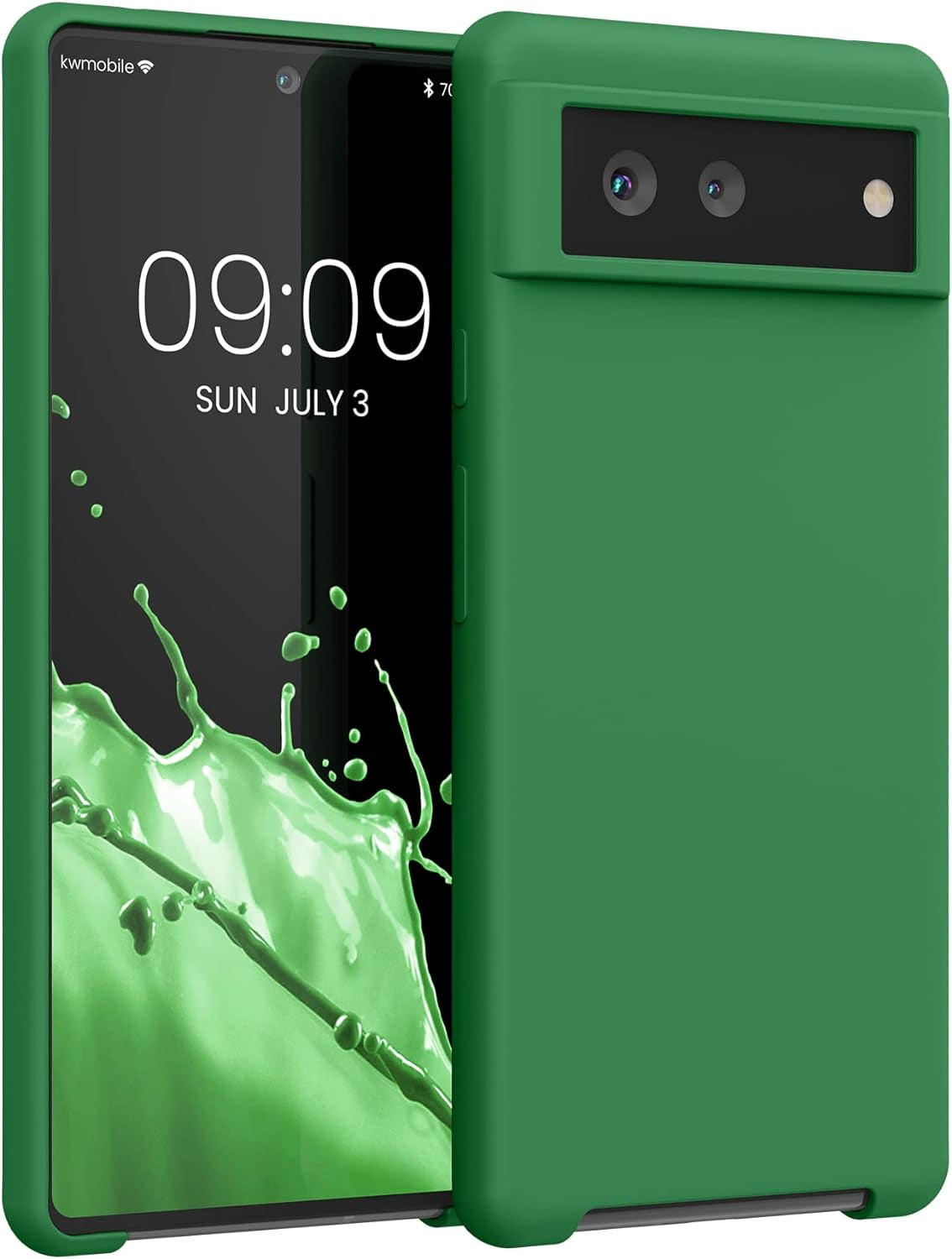 Kwmobile Case Compatible with Google Pixel 6 Case - TPU Silicone Phone Cover with Soft Finish - Dolce Vita  kwmobile Pixie Green  