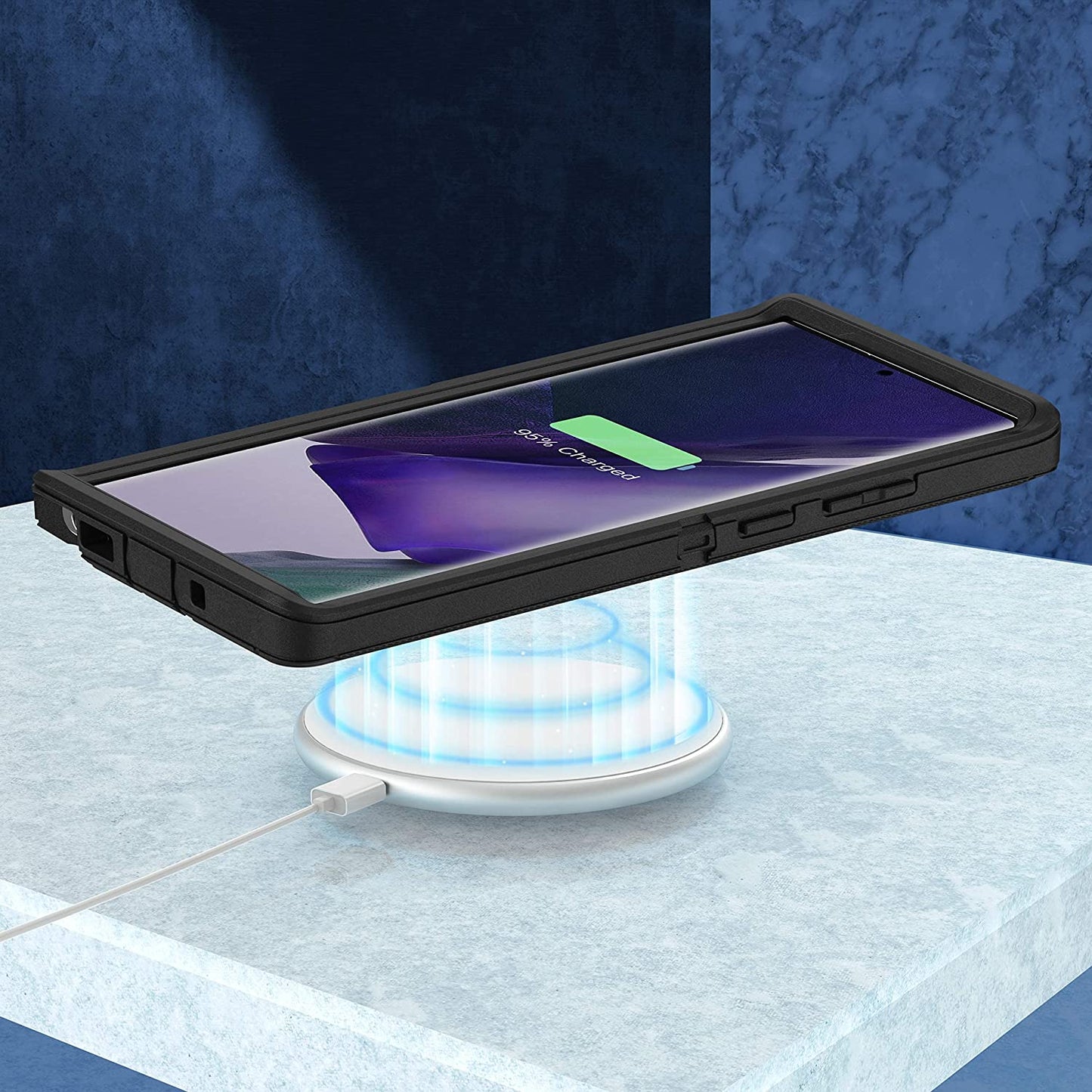 MXX Galaxy Note 20 Ultra Heavy Duty Case - 3 Layers, Rugged Rubber Shockproof Protection (Black)  MXx Accessories inc   