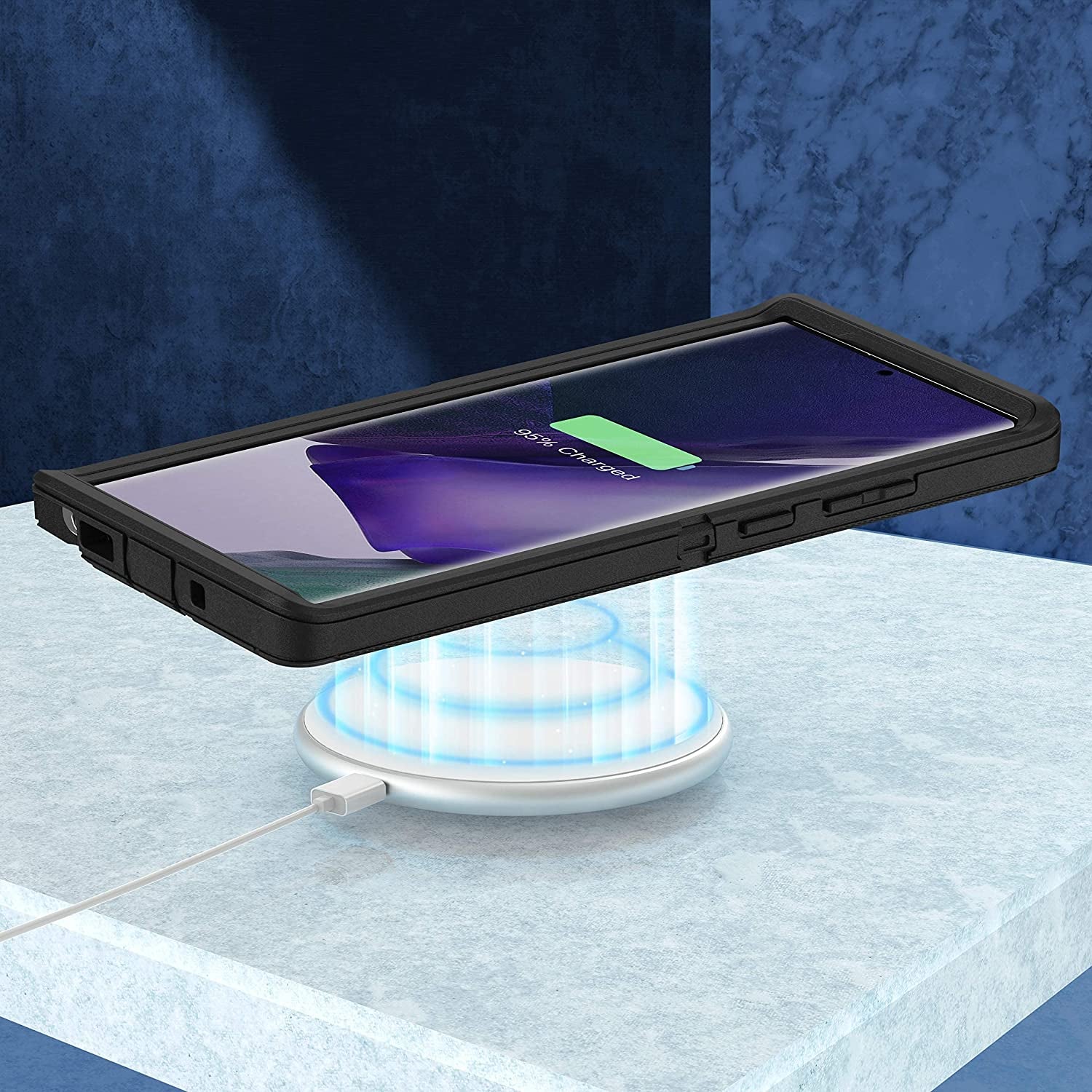 MXX Galaxy Note 20 Ultra Heavy Duty Case - 3 Layers, Rugged Rubber Shockproof Protection (Black)  MXx Accessories inc   