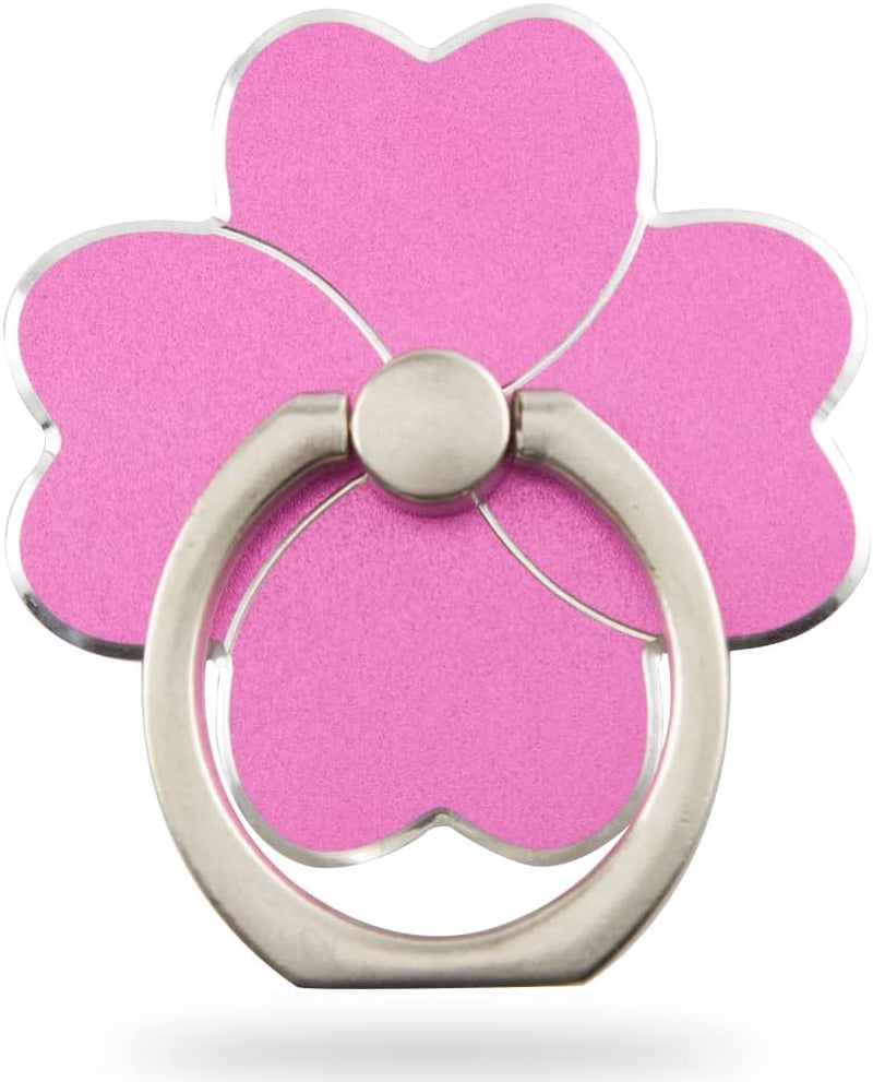 Lucky Grass Metal Cell Phone Ring Holder for Hand, Zinc Alloy Phone Back Ring Grip for Finger or Case (Gold)  SUNURS Pink  