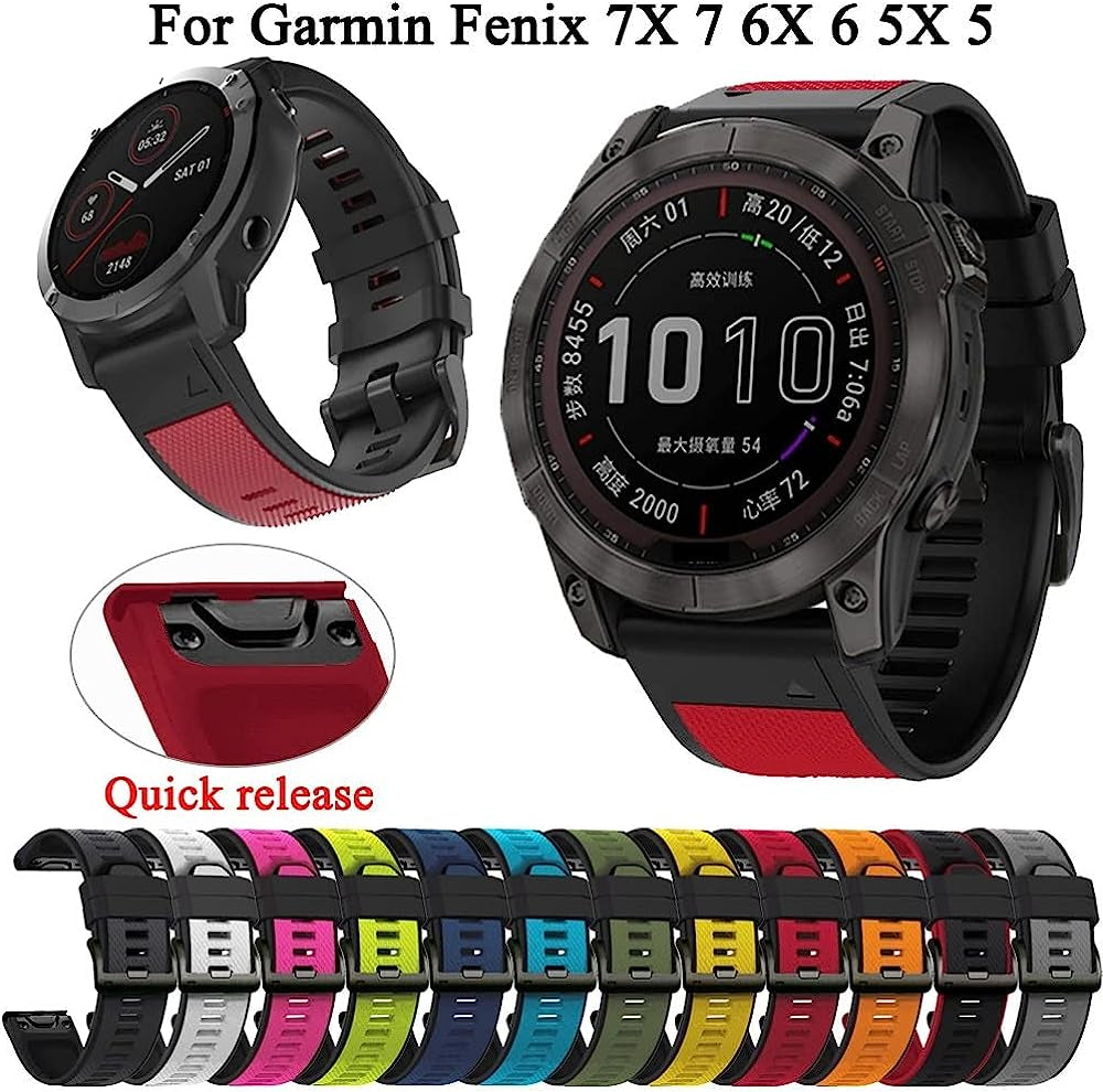 SKXMOD 22 26Mm Smart Watch Wristband Bands for Garmin Fenix 6X 6 Pro 5 5X plus 7 7X 3 3HR 945 Bracelet Quick Easyfit Starps Accessories  SKXMOD   