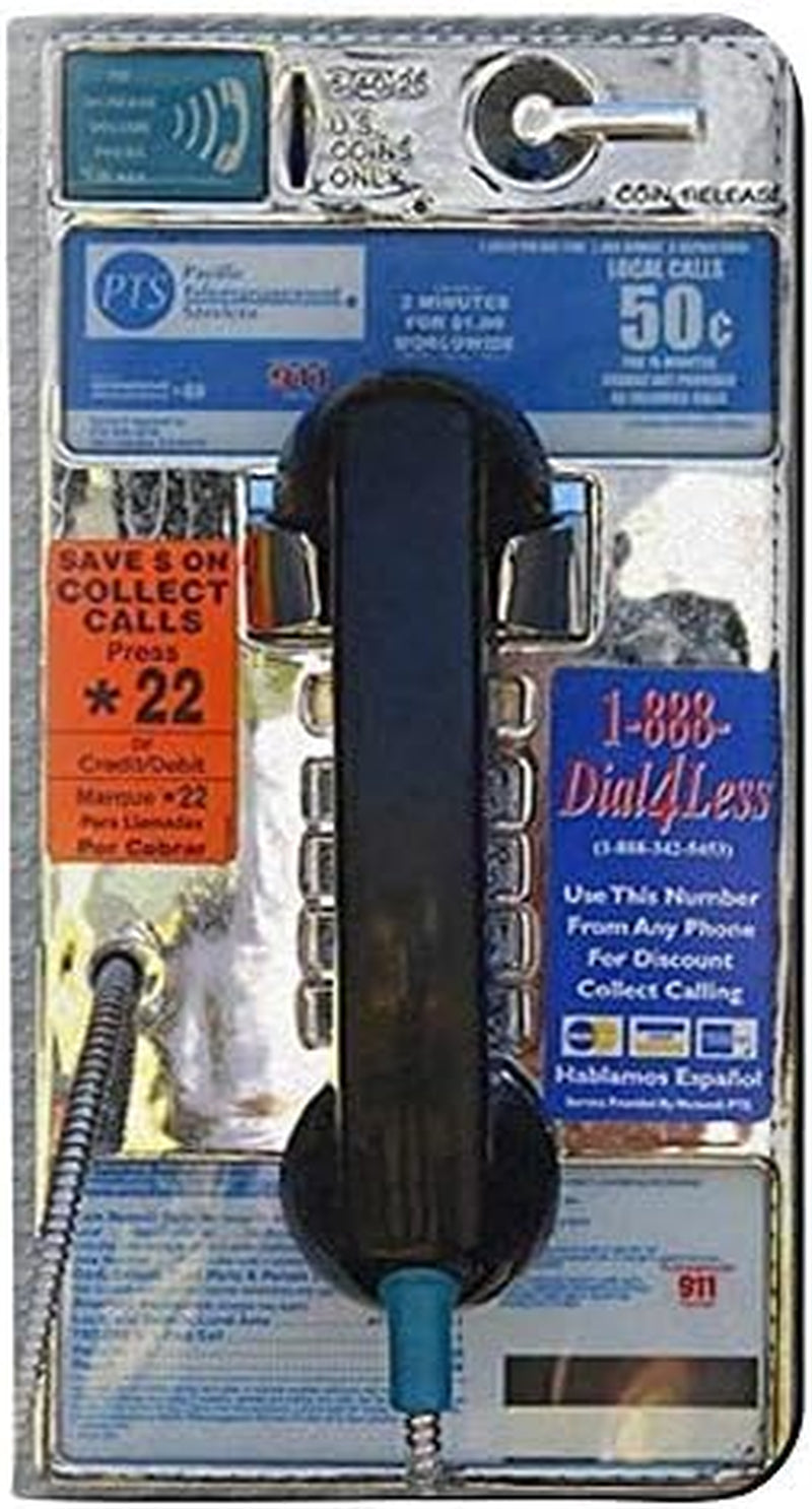 RW0087 Payphone PU Leather Flip Case Cover for LG V30, LG V30 Plus, LG V30S Thinq, LG V35, LG V35 Thinq  jjphonecase   