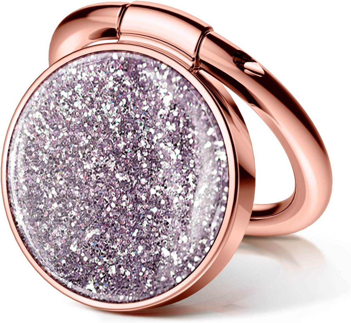 GVIEWIN Marble Cell Phone Ring Holder, Metal Kickstand Grip for Magnetic Car Mount Compatible with Iphone 14 Pro Max/14 Plus/13/12 Series & Galaxy S22/S23 Ultra and Other Smartphones(Drift Sand/Brown)  GVIEWIN Purple  