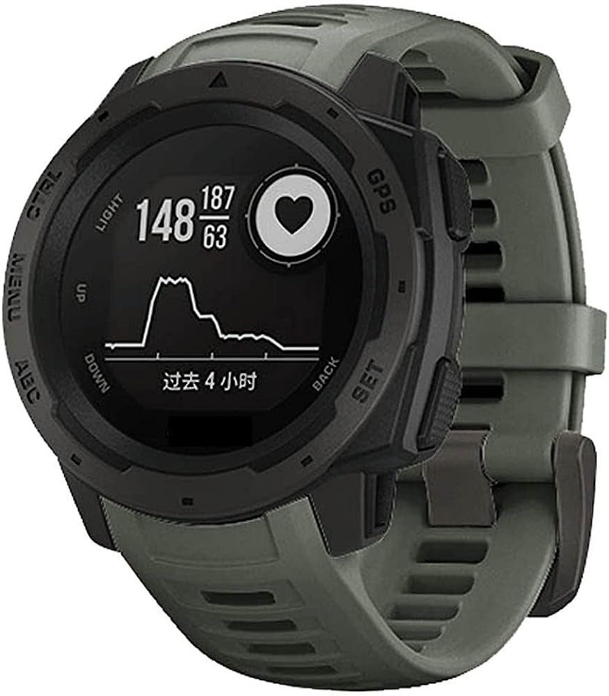 KGDHB Sports Silicone Strap for Garmin Instinct Watchband Replacement 22MM Watch Band for Garmin Instinct Esports/Tide/Solar Bracelet  KGDHB R For Instinct Tide 