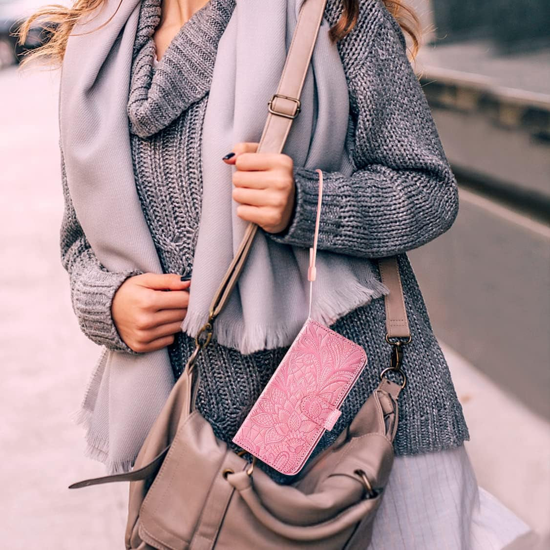 Asuwish Compatible with LG G7 Thinq Case and Tempered Glass Screen Protector Card Holder Lace Wallet Phone Cases for LGG7 One G 7 plus LG7 Fit Lg7Thinq 7G Thin Q G7+ G7Thinq Lgg7Thinq Women Rose Gold  Asuwish   