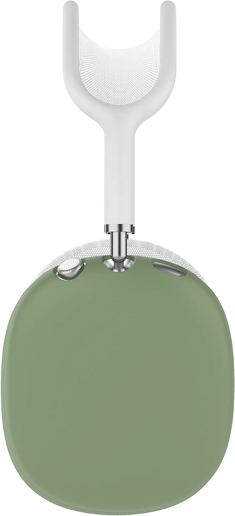 Headphones Protective Case Compatible with Airpods Max Headphones ,Soft Silicone Earbuds Cover Cases for Airpods Max Headphones Accessories (Gray)  Chofit Green  