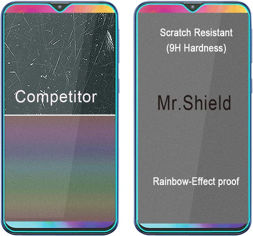Mr.Shield [3-PACK] Designed for Samsung Galaxy A10S [Tempered Glass] Screen Protector with Lifetime Replacement  Mr.Shield   