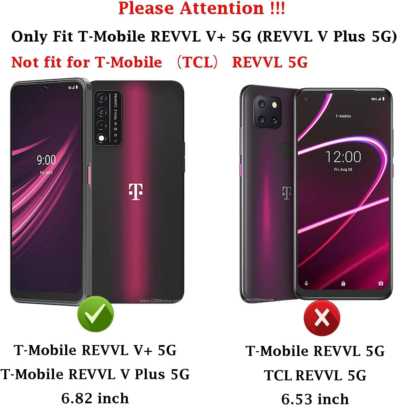 Ymhxcy for T-Mobile Revvl V plus 5G Case with Slide Camera Cover and [2 Pack] HD Screen Protector, Heavy Duty Shockproof Protective Case with Magnetic Metal Stand for Revvl V plus 5G-SJ Rose Gold  YmhxcY   
