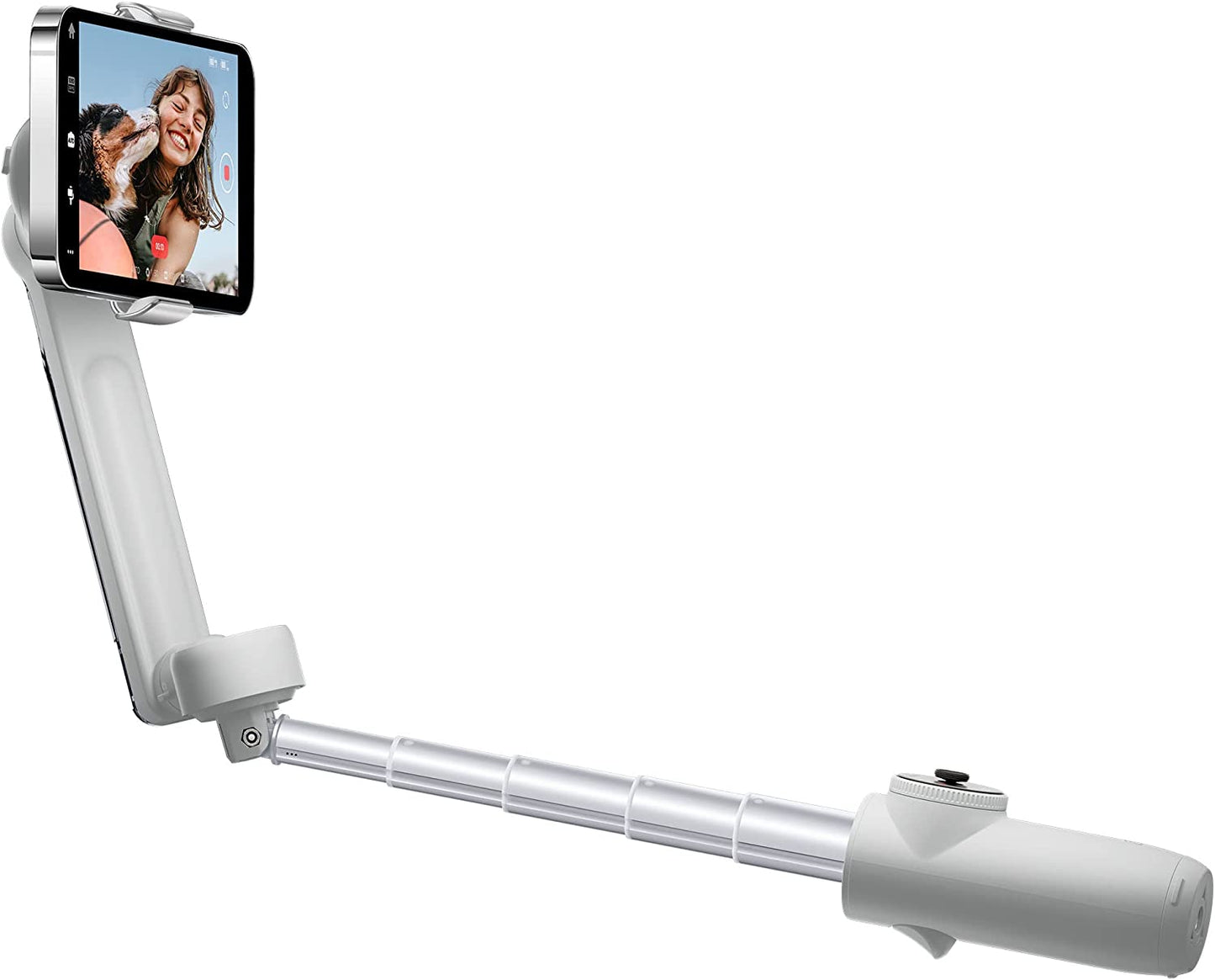 Insta360 Flow - Ai-Powered Smartphone Stabilizer, Auto Tracking Phone Gimbal, 3-Axis Stabilization, Built-In Selfie Stick, Portable & Foldable, Incuding EVO Gimbals Aluminum Tripod(Stone Gray)  insta360   