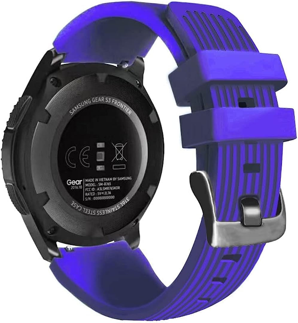 KOSSMA 22Mm Straps for Garmin Active/Venu 2/ Vivoactive 4 /Venu2 Silicone Replacement Wristband for Forerunner 745 Watch Band  KOSSMA   