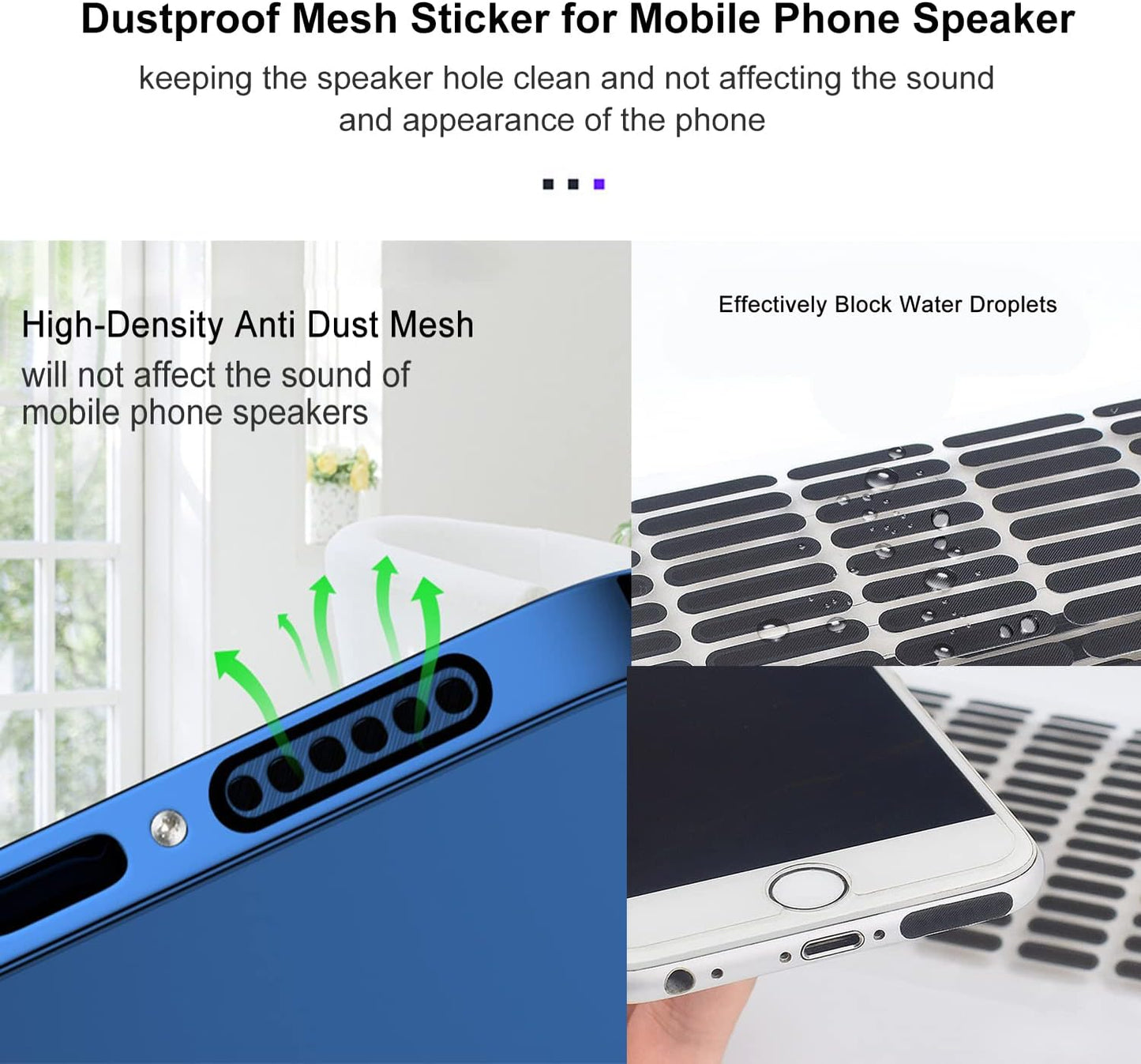 Anti Dust Plug Kit Compatible with Iphone 11/12/13/X/Xs Max/Xr and More, Dustproof Maintenance Kit for Iphone, Come with Phone Port Cover Cap Phone Speaker Anti-Dust Mesh Sticker and Other  Mepsies   