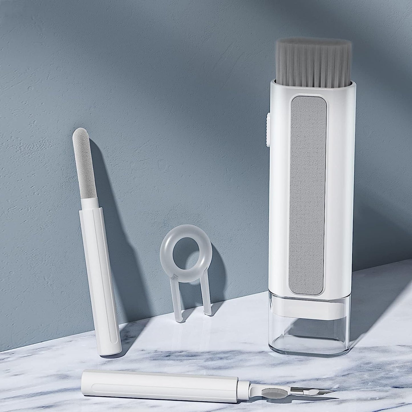 Earphone Keyboard Phone Cleaner Kit for Airpods Pro Macbook Iphone Ipod Camera,With Cleaning Pen and Cleaning Brush,Portable Multipurpose Cleaning Kit(Black)  Fuxless   