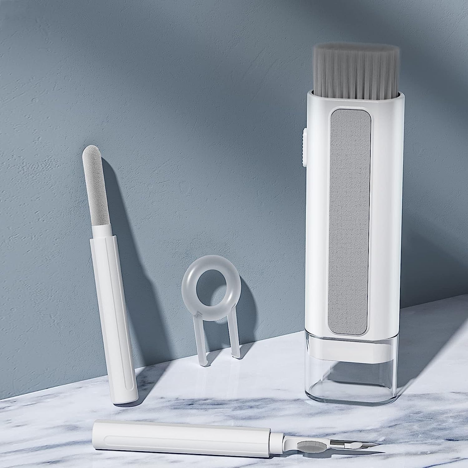 Earphone Keyboard Phone Cleaner Kit for Airpods Pro Macbook Iphone Ipod Camera,With Cleaning Pen and Cleaning Brush,Portable Multipurpose Cleaning Kit(Black)  Fuxless   