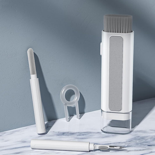 Earphone Keyboard Phone Cleaner Kit for Airpods Pro Macbook Iphone Ipod Camera,With Cleaning Pen and Cleaning Brush,Portable Multipurpose Cleaning Kit(Black)  Fuxless   