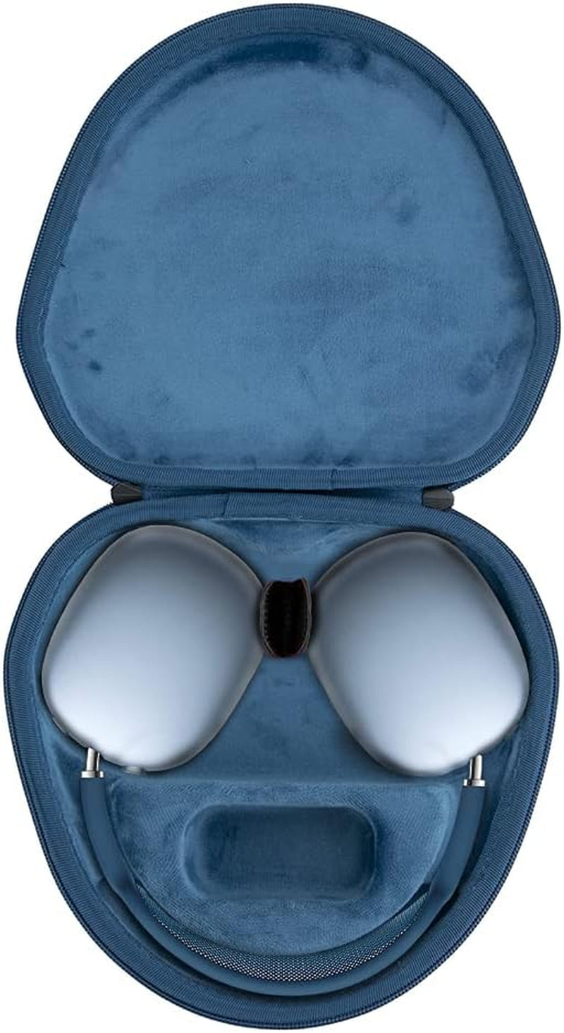 Co2Crea Hard Case with Sleep Mode Replacement for Apple Airpods Max Headphone (Black Case + inside Blue)  co2CREA   