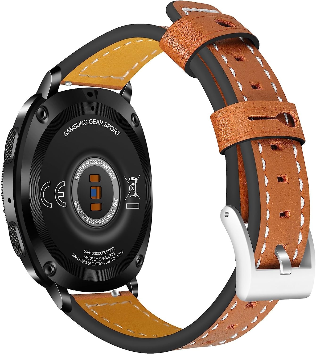 Tencloud Straps Compatible with Umidigi Uwatch 2S Watch Band 22Mm, Replacement Leather Band Wristband for Umidigi Uwatch 2S Smartwatch Women Men  TenCloud   