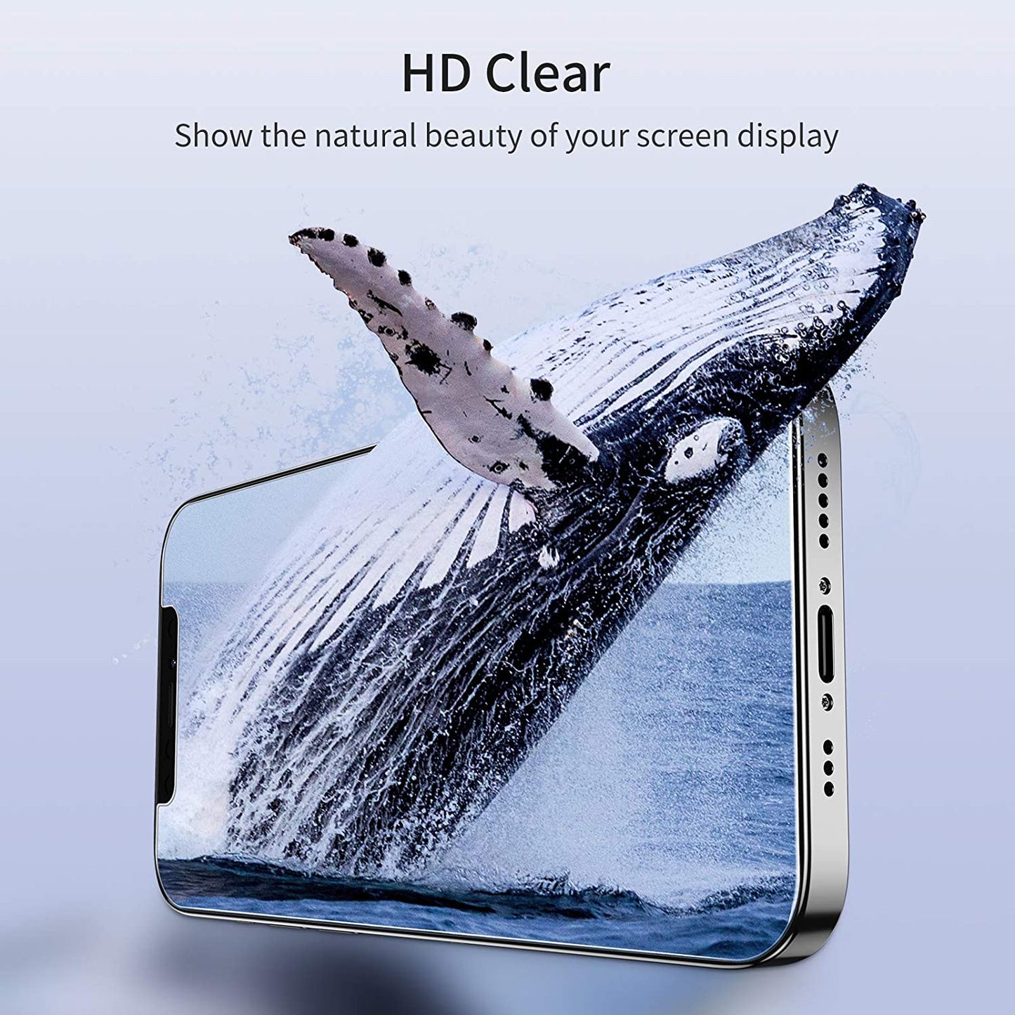 Unbreakcable Shatterproof Tempered Glass Screen Protector for Iphone 12/12 Pro [2-Pack] [99.99% HD Clear] [Easy Installation Frame] [9H Hardness] [Full Coverage] [Bubble Free] for Apple 6.1''  UNBREAKcable   