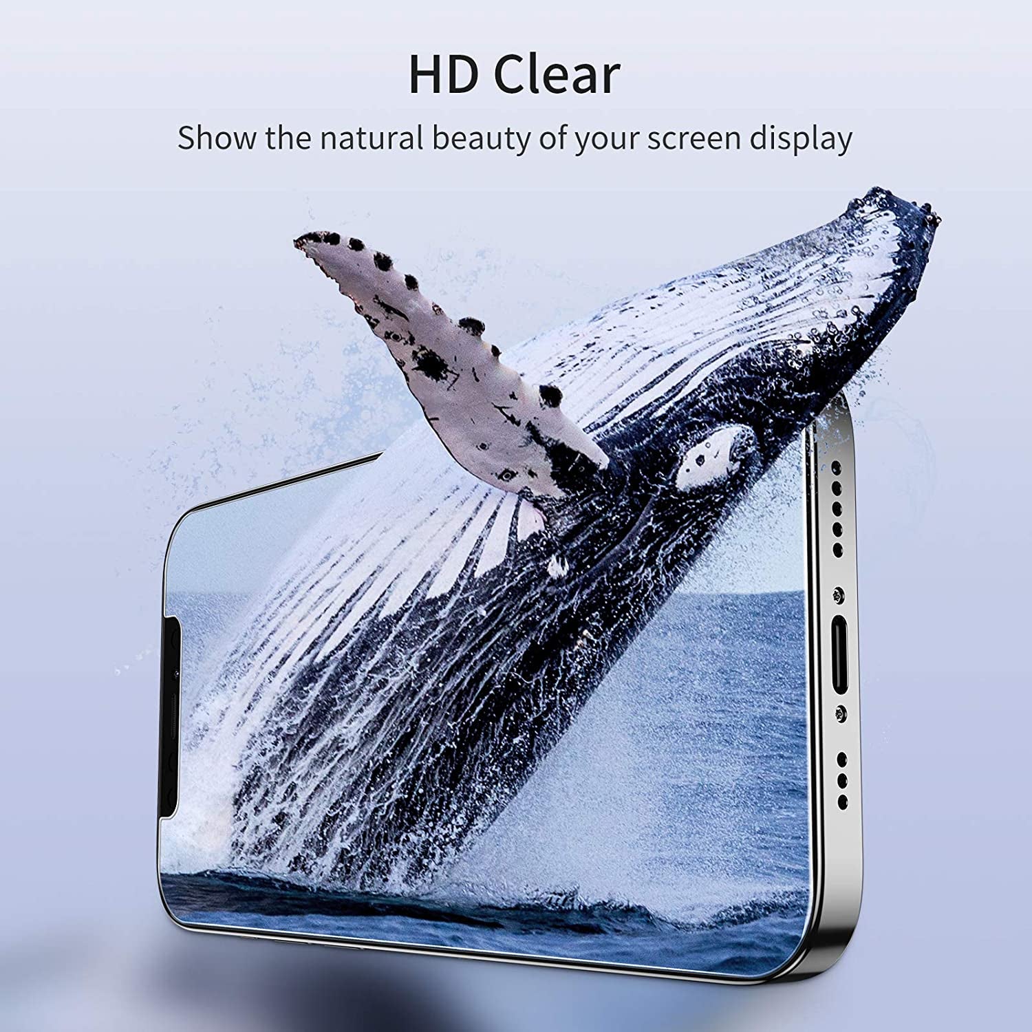 Unbreakcable Shatterproof Tempered Glass Screen Protector for Iphone 12/12 Pro [2-Pack] [99.99% HD Clear] [Easy Installation Frame] [9H Hardness] [Full Coverage] [Bubble Free] for Apple 6.1''  UNBREAKcable   