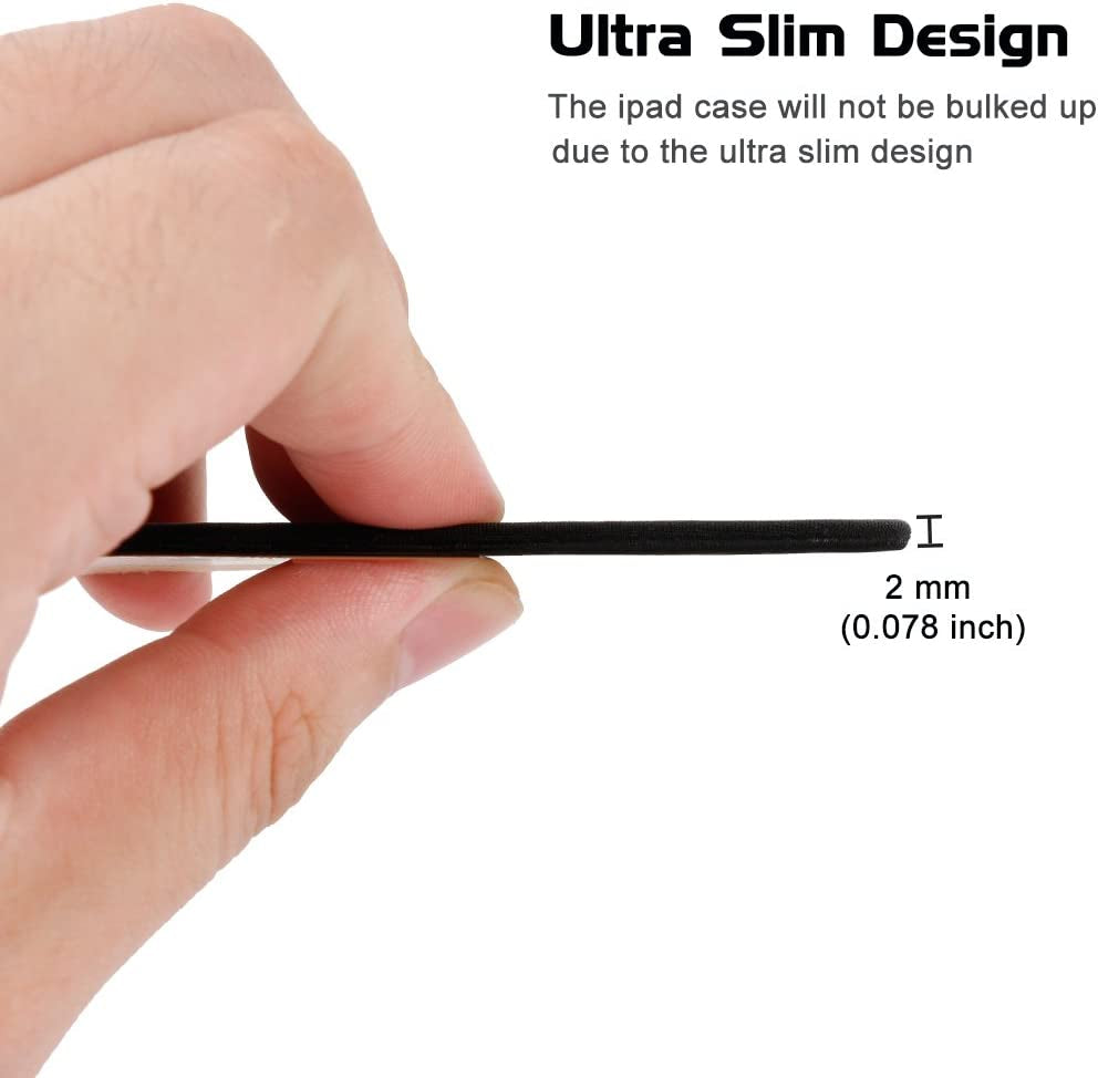 Spessn Compatible Apple Pencil Holder Sticker (1St and 2Nd Gen), Elastic Lycra Stylus Pocket Ipad Screen Pen Protective Pouch Adhesive Sleeve for Stylus Pens - Black  Spessn   