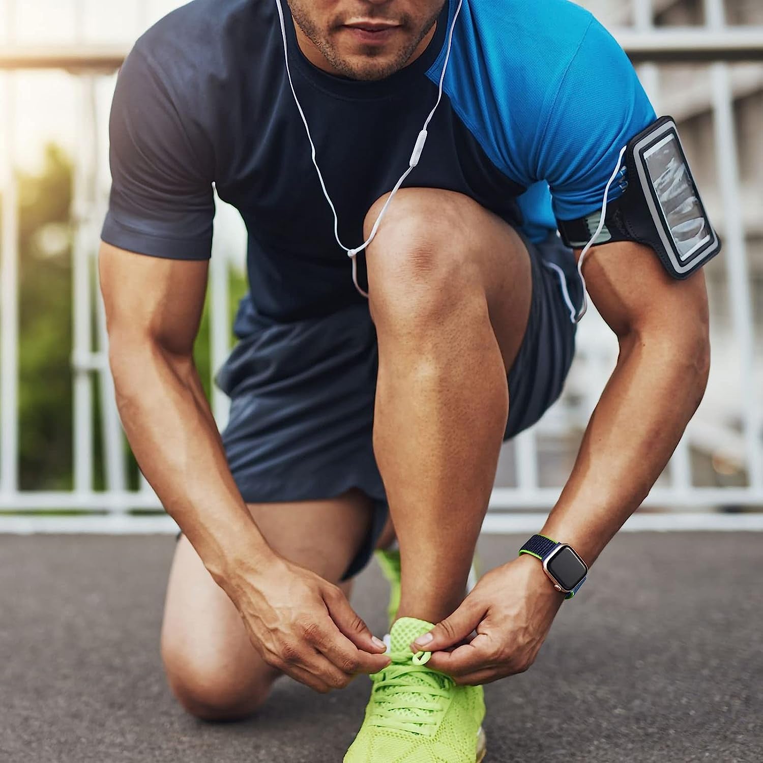 Lenrao 10 Pack Soft Nylon Solo Loop Bands Compatible with Apple Watch 38Mm 40Mm 41Mm 42Mm 44Mm 45Mm 49Mm for Women Men, Breathable Stretchy Braided Strap for Iwatch Series Ultra/8/7/6/5/4/3/2/1/Se  Lenrao   