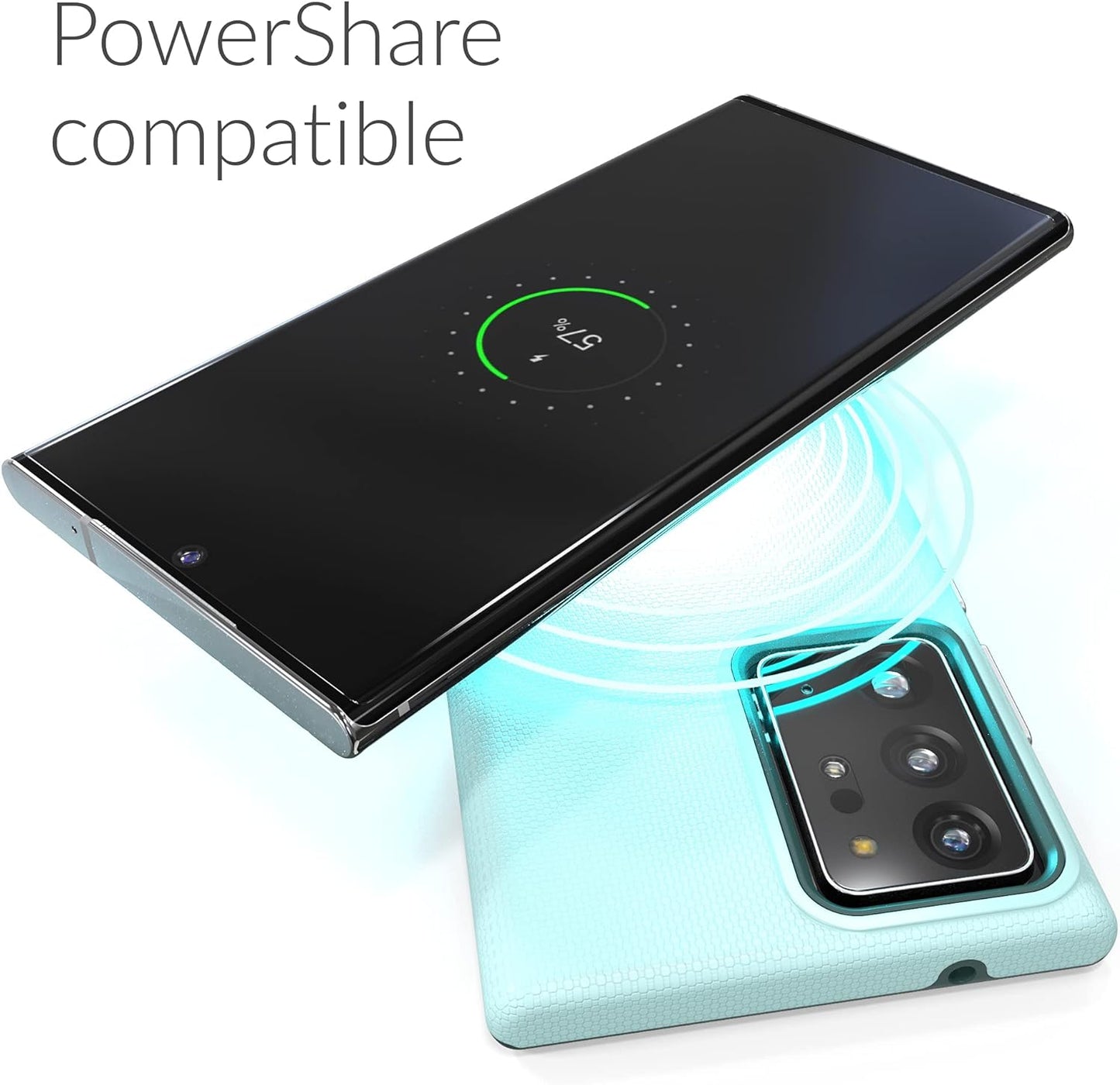 Crave Dual Guard for Galaxy Note 20 Ultra Case, Shockproof Protection Dual Layer Case for Samsung Galaxy Note 20 Ultra - Aqua  Crave   