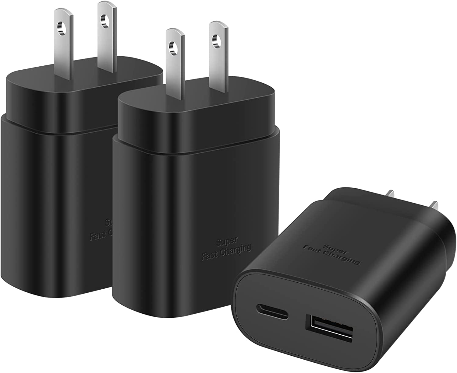 Type C Charger,25W Super Fast Charger Dual Port USB C Wall Charger, Quick Charging Block Compatible with Samsung Galaxy S22/S22 Plus/S20/S21 Ultra Plus,Note 20/Note 10 Plus, Pixel 6 Pro/S8/S9  Shenzhen Hua Nantong Electronic Technology Co., Ltd 3 PCS  