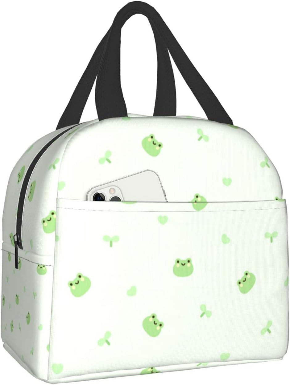 Fashion Blue and White Patchwork Lunch Box Insulated Cooler Lunch Tote Bag Travel Picnic Durable Shopping Reusable Waterproof Bags for Women  carati   