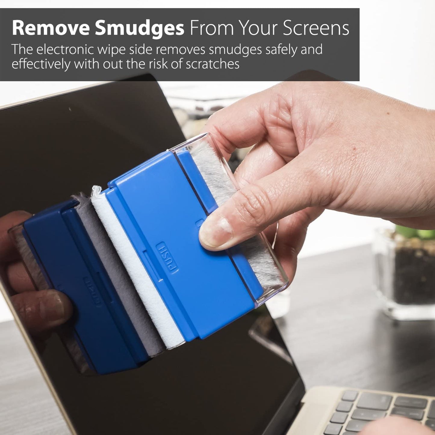 Greatshield Universal Screen Cleaning Kit, Microfiber Cloth + 2 Sided Brush + Non-Streak Solution Spray [For TV, Laptops, PC Monitors, Smartphones, Tablets, Camera, Keyboard and Other Electronics]  GreatShield   