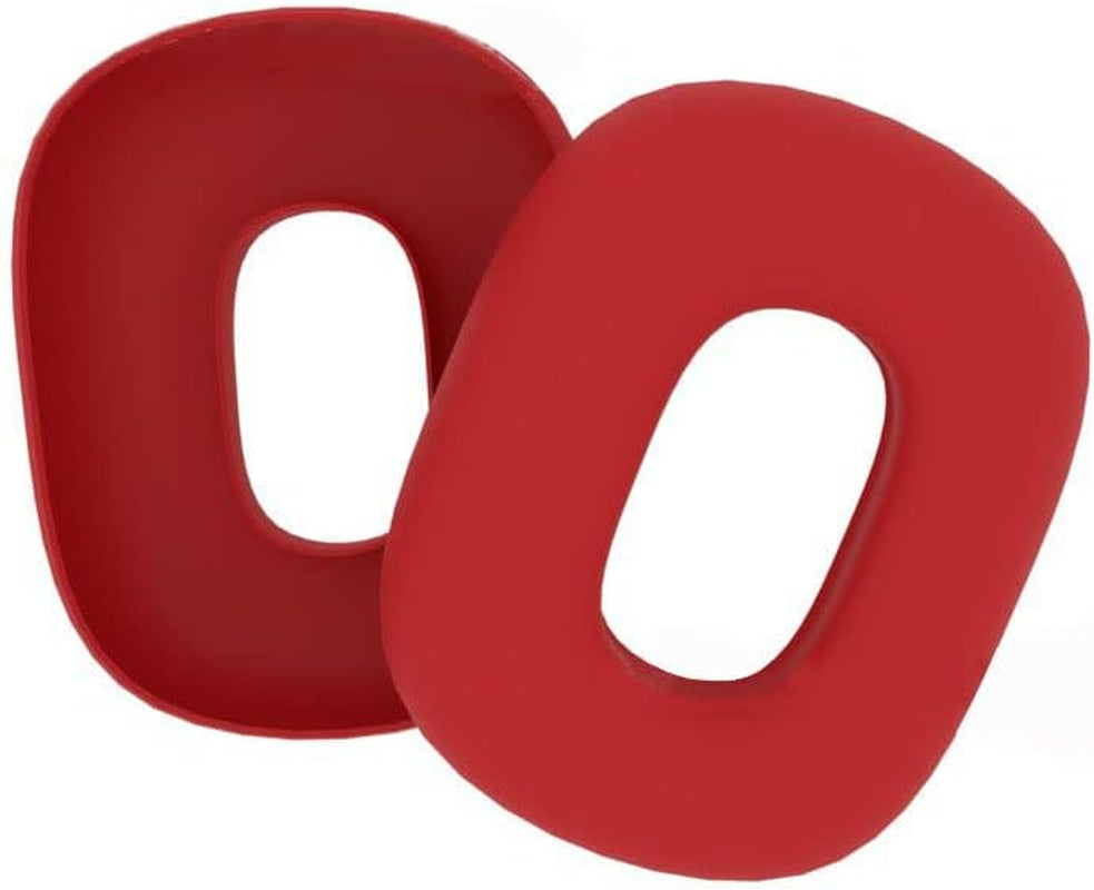 Replacement Soft Silicone Earpads Internal Ear Pads Cushions Protectors Covers Accessories Compatible with Apple Airpods Max Headphones (Red)  CONVELIFE   