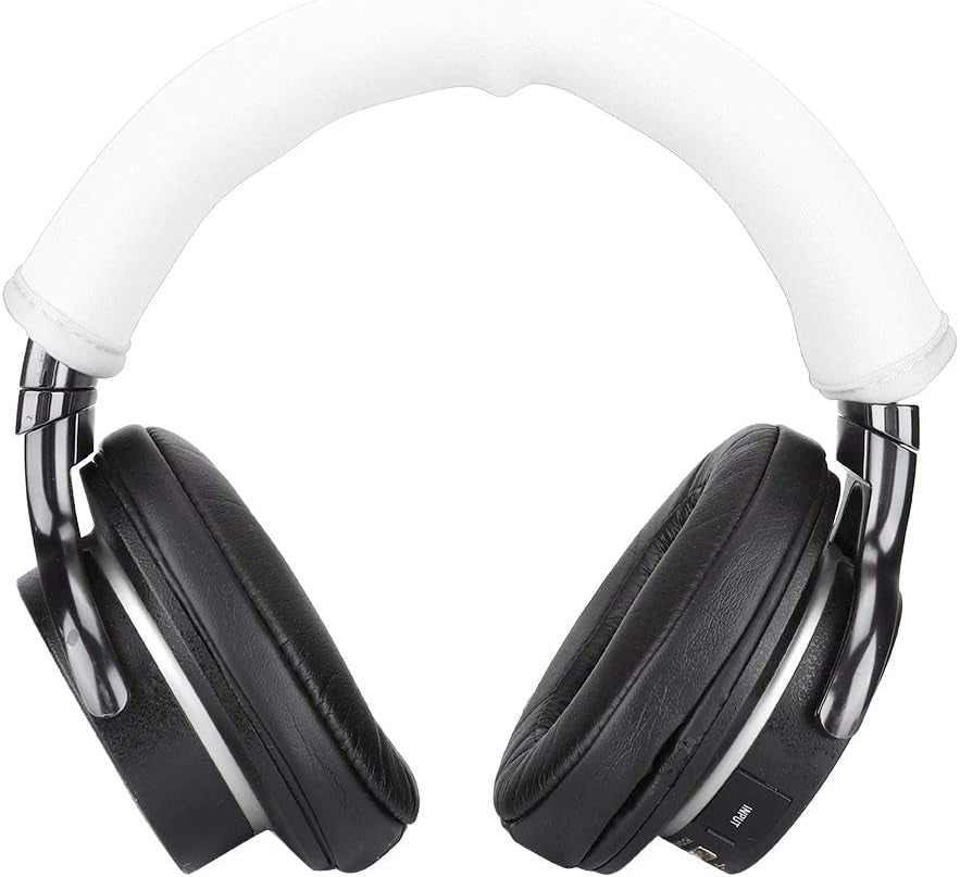 Replacement Headband Cushion Portable Original Quality Headset Headband Pad Cover Care Headphone Beam Anti-Slip Flexible Soft and Comfortable, Suitable for Iron Triangle M50(White)  Zopsc   