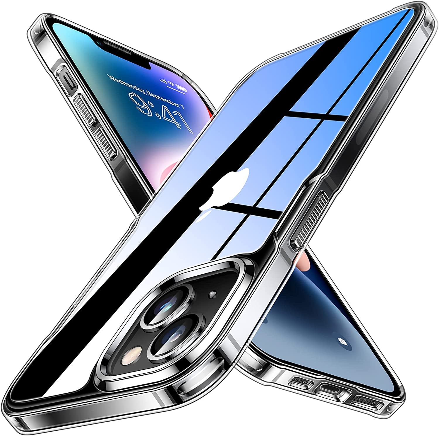 Simtect Ultra Clear for Iphone 14 Pro Case, [Non-Yellowing] [10 FT Military Drop Protection] Slim Fit yet Protective Shockproof Bumper with Airbag Case for Iphone 14 Pro 6.1 Inch- Crystal Clear  Simtect   