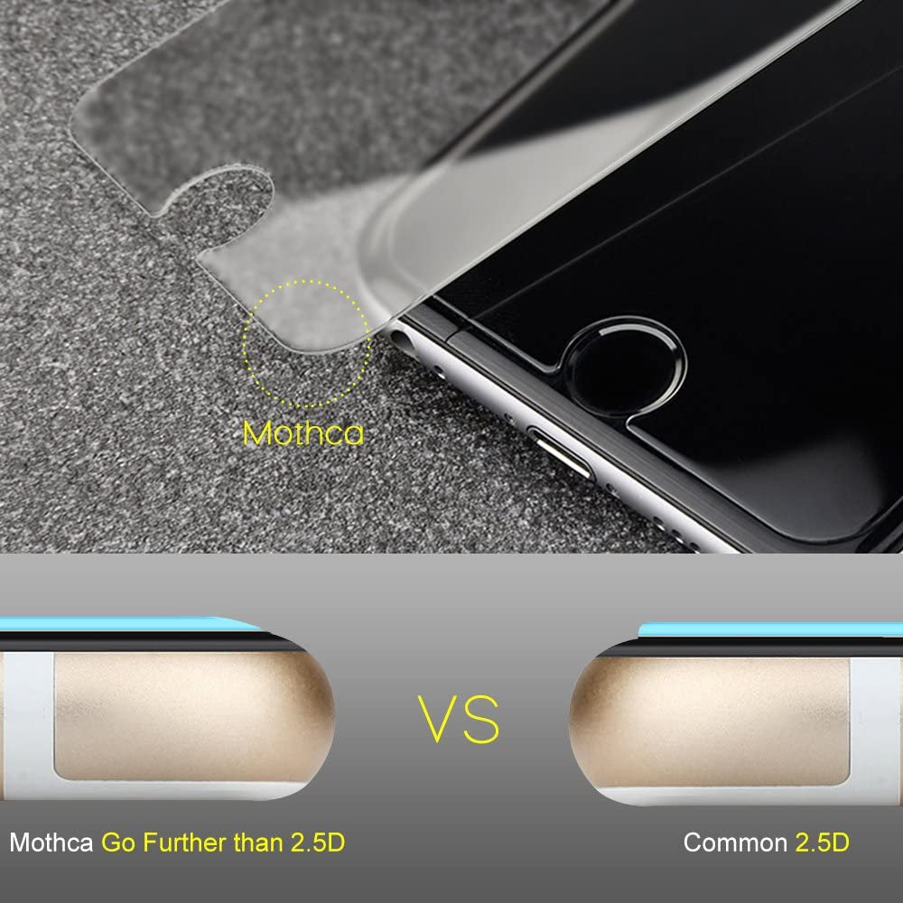 Mothca Matte Glass Screen Protector for Iphone 8 7 6S 6 Anti-Glare & Anti-Fingerprint 9H HD Clear Tempered Glass Film Smooth as Silk (Not for SE 2020)  Mothca   